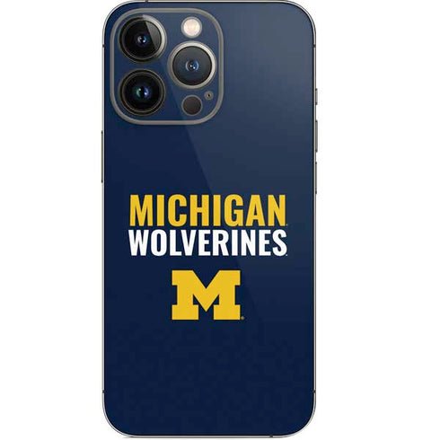 University of Michigan Wolverines M iPhone 14 Pro Skin